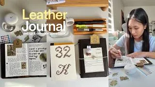 Thumbnail: Leather Journal Cover Set-up | Hobonichi Common Place notebook