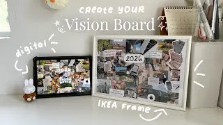 Thumbnail: My 2026 Vision Board: Digital and Physical Setup
