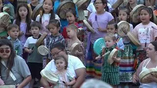 Thumbnail: Salish School of Spokane celebrates Indigenous language at downtown rally
