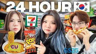 Thumbnail: Eating ONLY Korean Convenience Store Foods for 24 Hours!
