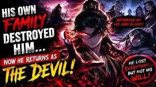 Thumbnail: 🔥 His Own Family Destroyed Him… Now He Returns as the Devil! | Manhua Recap in Hindi