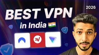 Thumbnail: BEST VPN In India 2026 🚀 || कौन सा VPN सबसे अच्छा है? Speed + Privacy Tested 💯