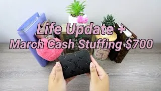Thumbnail: Life Update + March Cash Stufing $700 #cashenvelopes #cashstuffing #debt #debtfreejourney #cashflow