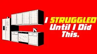 Thumbnail: How to Draw Kitchen Elements in Perspective Digitally