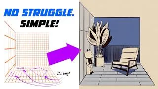Thumbnail: Secrets to Digitally Drawing a Simple Interior Room