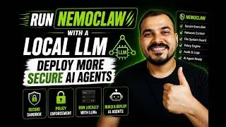 Thumbnail: Run NemoClaw with a Local LLM- Deploy More Secure AI Agents