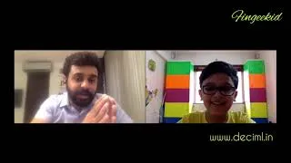 Thumbnail: How to Start Savings and Investing very early #fingeekid #personalfinancedad www.deciml.in