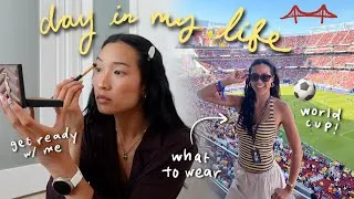 Thumbnail: DAY IN MY LIFE | Get Ready w/ Me for World Cup + Summer White Fox Haul ⚽️✨
