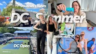 Thumbnail: summer week in my life: DC Open, bestie visits, AM workouts, World Cup final at Guinness MD