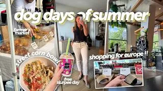 Thumbnail: summer week in DC: weekend farmers market, shopping for Europe (pls help), BEST street corn bowls