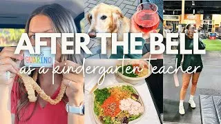 Thumbnail: AFTER THE BELL RINGS | kindergarten teacher, evening routine, working out, relaxing at home