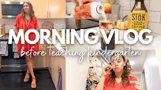 Thumbnail: MORNING VLOG | cozy fall vlog before teaching kindergarten