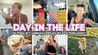Thumbnail: DAY IN THE LIFE // birthday gift shopping, working out & birthday dinner!