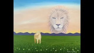Thumbnail: Lamb of God Painting Time-Lapse | Christian Painting | Jesus Painting
