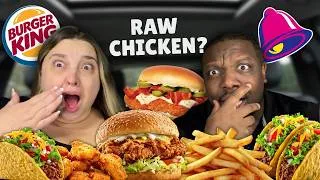 Thumbnail: Letting The Person In Front Of Us Decide What We Eat After MIDNIGHT! [Food Challenge]