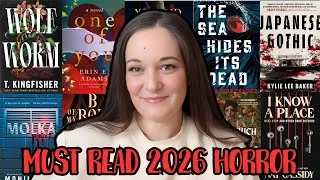 Thumbnail: most anticipated horror book releases 2026 😱