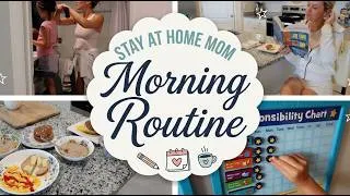 Thumbnail: Stay At Home Mom Morning Routine and Homeschool Morning