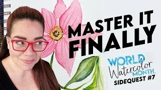 Thumbnail: THIS Watercolor Landscape for Lazy Days-World Watercolor Month 