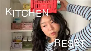 Thumbnail: Cozy Kitchen Reset 🥄 Cleaning, Organizing & Restocking My Kitchen