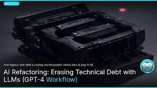 Thumbnail: AI Refactoring: Erasing Technical Debt with LLMs (GPT-4 Workflow)