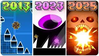 Thumbnail: Most ICONIC Geometry Dash Levels From 2013 - 2025