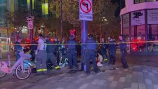Thumbnail: 4 shot after trying to intervene in fight between unknown man and woman