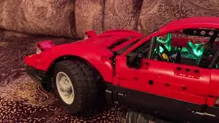 Thumbnail: Lego Ferrari 365GT4 BB MOC by JamesJT - Motorozed - 2xPU L with Buwizz 3