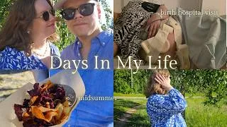 Thumbnail: DAYS IN MY LIFE | midsummer & visit to the birth hospital
