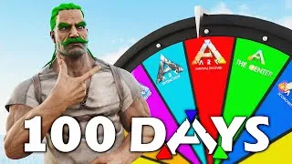 Thumbnail: I Spent 100 Days in ARK With a Spin Wheel - 10 Different Maps!