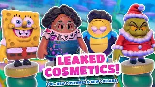 Thumbnail: NEW LEAKED FALL GUYS SEASON 3 COSMETICS! 🌊 (Encanto, Spongebob, Omni-Man)