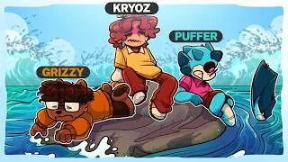 Thumbnail: Me and 4 Idiots try to survive natural disasters
