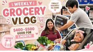 Thumbnail: KASYA PALA ANG $400–$500 GROCERY BUDGET FOR ONE MONTH! | Family of 3 in Canada