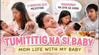 Thumbnail: TUMITITIG NA SI BABY AT NAKIKINIG NA SA AMIN | MOM LIFE VLOG