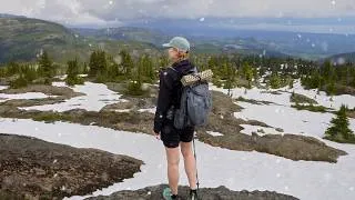 Thumbnail: Solo Spring Hike: it snowed!