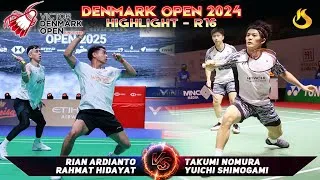 Thumbnail: Takumi Nomura/Yuichi Shimogami (Jpn) Vs Rian Ardianto/Rahmat Hidayat (Ina) | Denmark Open 2025 | R16