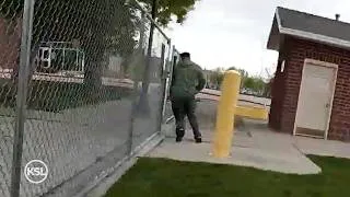 Thumbnail: Officers stop wanted man who tried to flee through elementary school yard