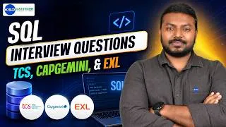 Thumbnail: SQL Interview Questions: TCS, Capgemini, & EXL Coding Prep