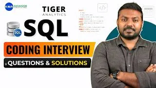 Thumbnail: Tiger Analytics SQL Coding Interview Questions & Solutions