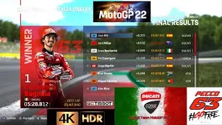 Thumbnail: MotoGP 22 PECCO BAGNAIA WIN AT MUGELLO CIRCUIT #motogp #bagnaia #mugello #italy #ps5 #ducati #bike