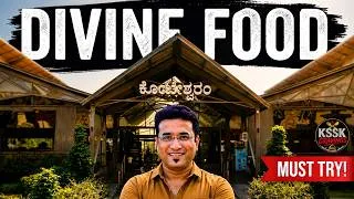 Thumbnail: Best Vegetarian Restaurant Near Nandi Hills? | Koteshwaram The Temple of Divine Food | KSSK Cravings