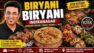 Thumbnail: Biryani Biryani Indiranagar Bangalore |Chicken Biryani, Dum Biryani & Full Food Review|KSSK Cravings
