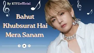 Thumbnail: Bahut Khubsurat Hai Mera Sanam | Soft Romantic Ghazal for Taehyung 🌸 | Original Lyrics 2026 #btsv 