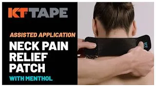Thumbnail: How to Apply KT Tape Neck Pain Relief Patch | Assisted Application Tutorial for Neck Pain Relief