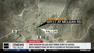 Thumbnail: Nevada State Police investigating two deadly crashes in the Fallon area