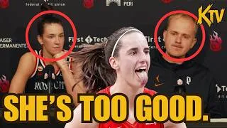 Thumbnail: Bridgette Carlton and Fire Coach Alex Sarama FORCED to ADMIT Caitlin Clark is UNSTOPPABLE TOO GOOD
