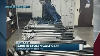 Thumbnail: $20k worth of Golf Gear recovered by Crook County Sheriffs