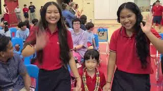 Thumbnail: Senior-Kinder Walk celebrates oldest & youngest students at St. John's