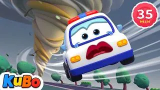 Thumbnail: Assemble the Roller! 🛞 | Road Building | Truck Cartoons | Educational Cartoons for Kids - Kubo