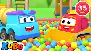 Thumbnail: Build a Ball Pit! ⚽ | Ball Pit Fun | Educational Cartoons | Educational Cartoons for Kids - Kubo