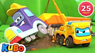 Thumbnail: Lay the Track! 🛤️ | Train Play | Truck Cartoons | Educational Cartoons for Kids - Kubo